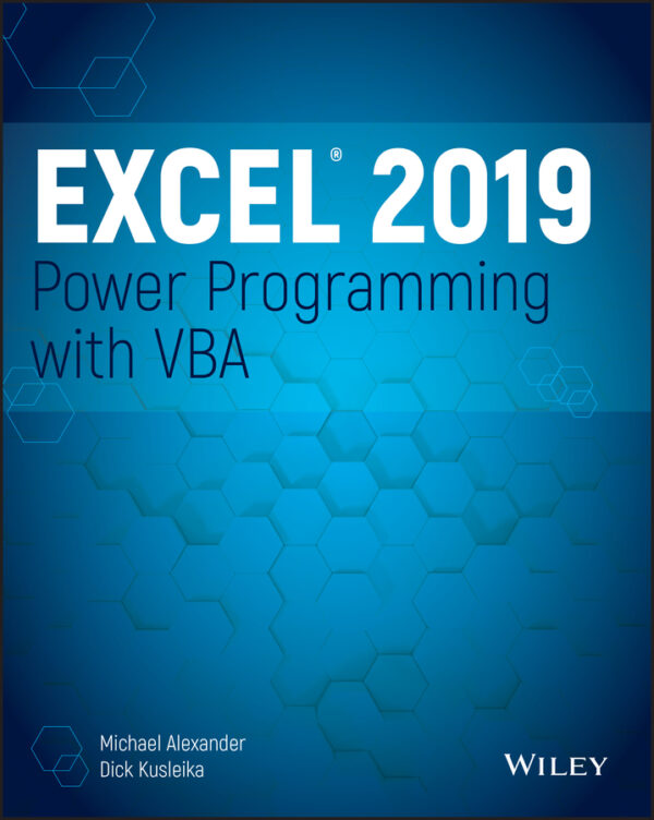 Excel 2019 power programming with vba Ebook